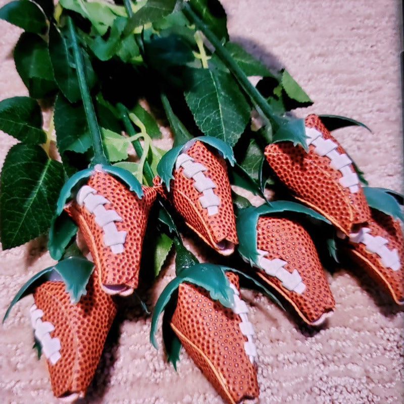 Sports Equipment Pattern Simulation Artificial Flower