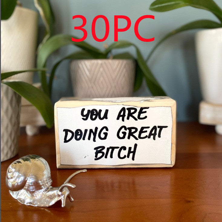 English Letters Desktop Ornaments