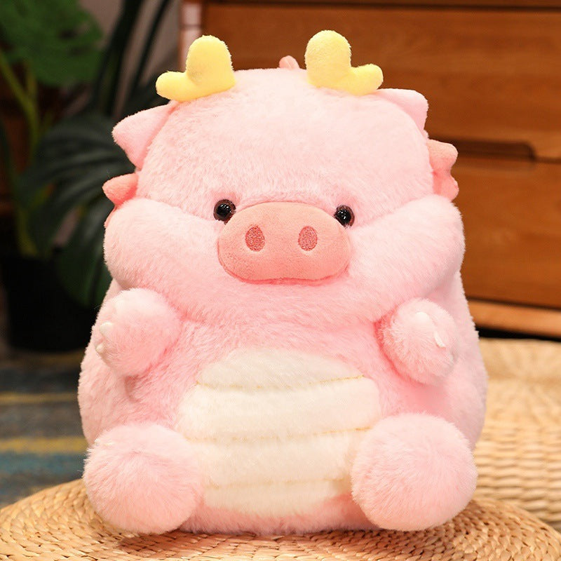 Cute Dragon Pig Doll Plush Toy Sleeping Pillow