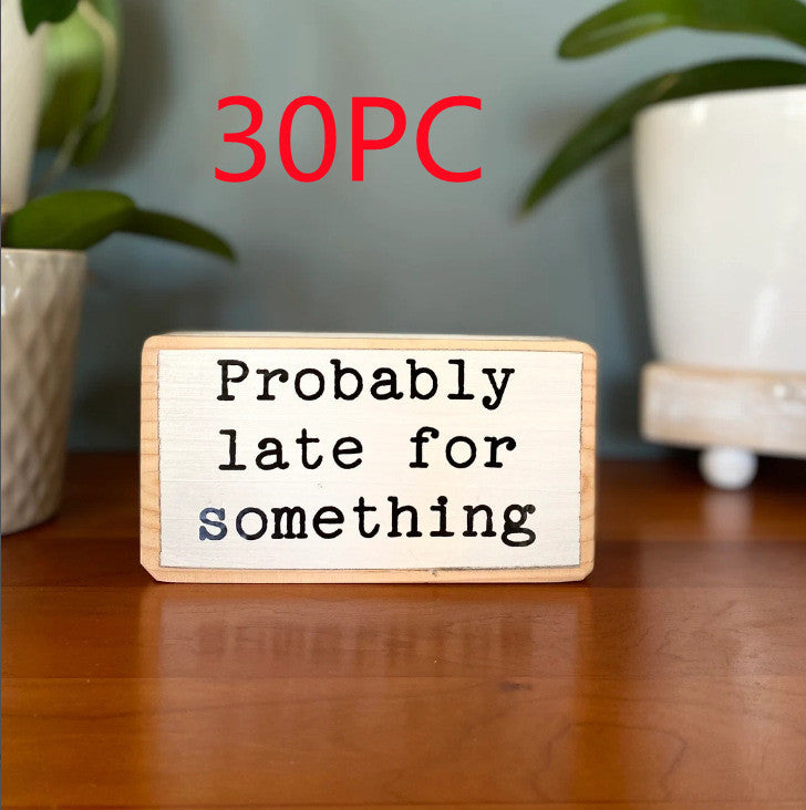 English Letters Desktop Ornaments