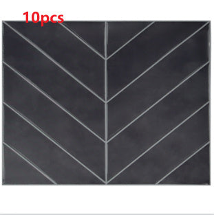 Herringbone Leaves Three-dimensional Self-adhesive Kitchen Antifouling Plastic Dripping Sticker