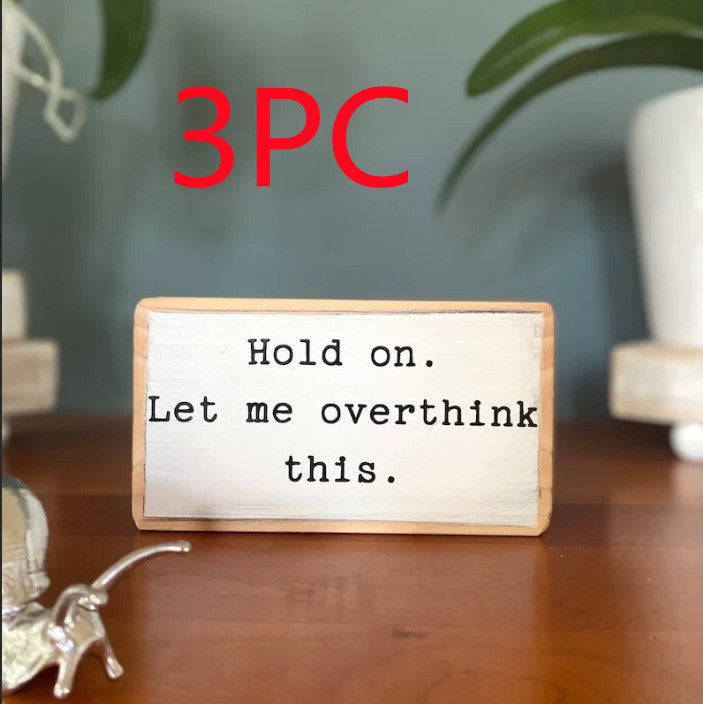 English Letters Desktop Ornaments