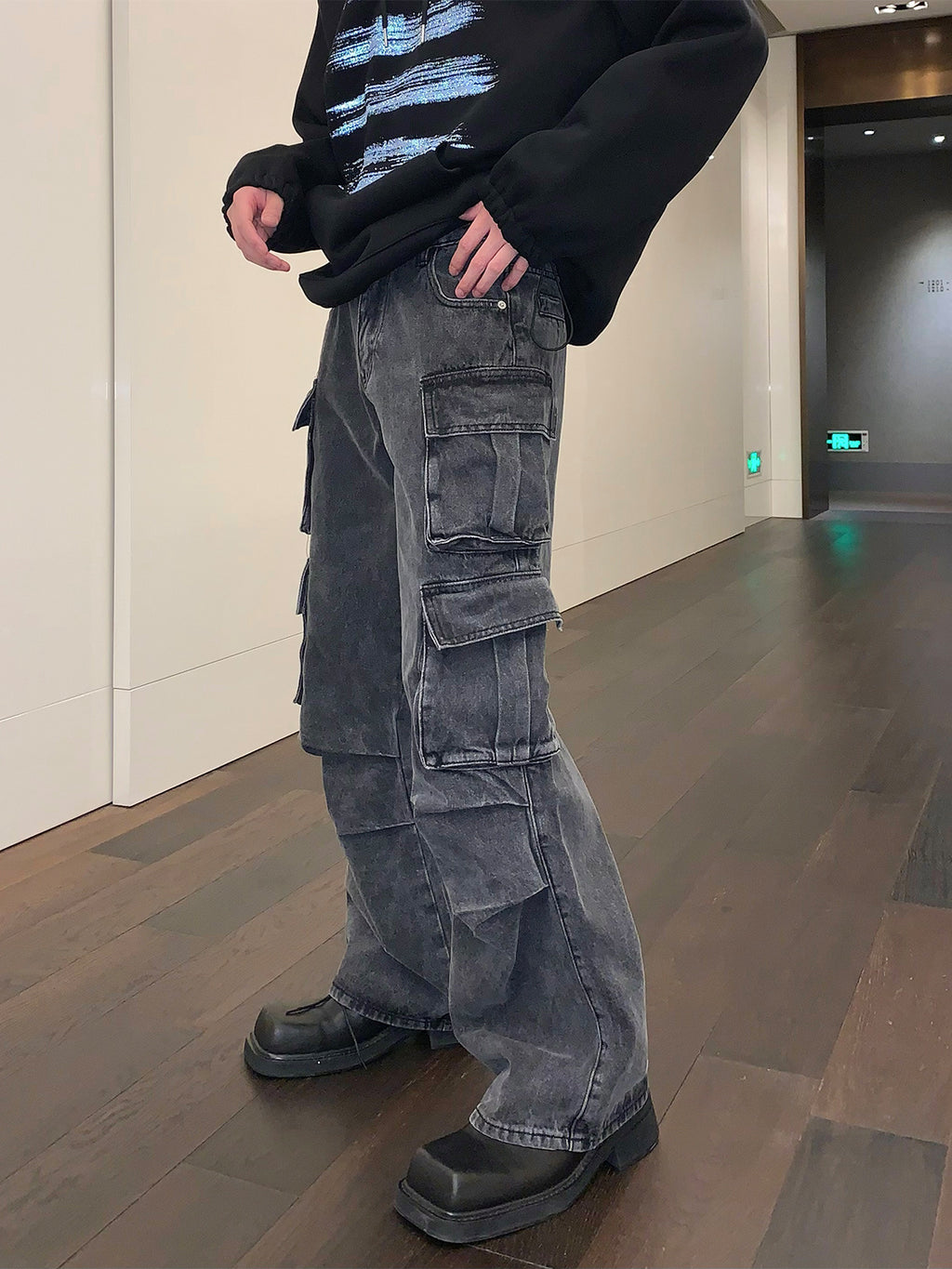 Straight Jeans Men's Loose Vintage Vintage Casual