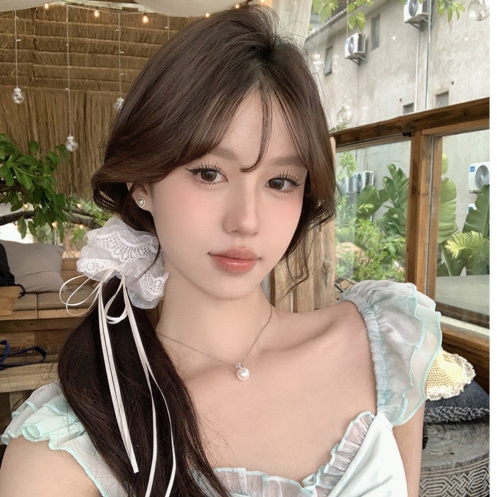 Large Intestine Hair Ring Headdress Female Simple Headband