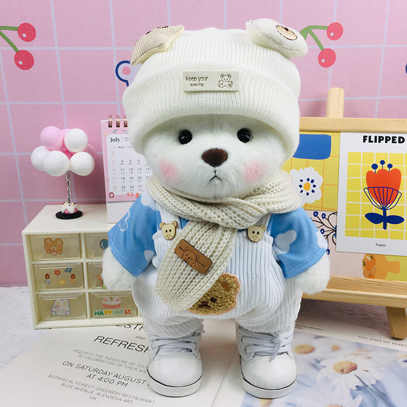 20CM Cotton Doll Costume Bear Clothes