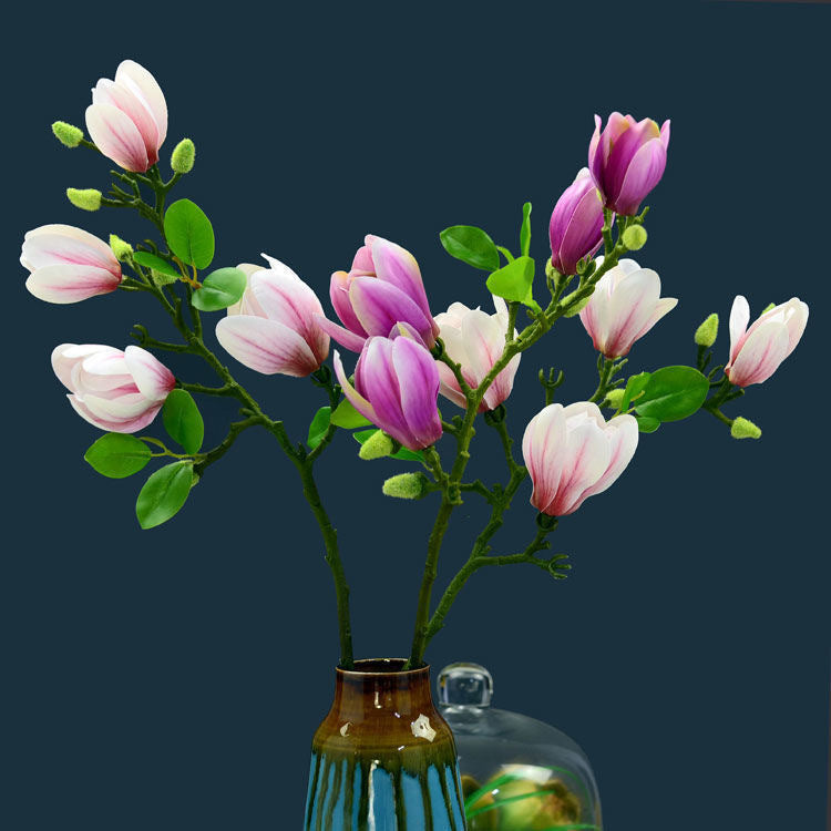 Magnolia Artificial Fake Flower Decoration