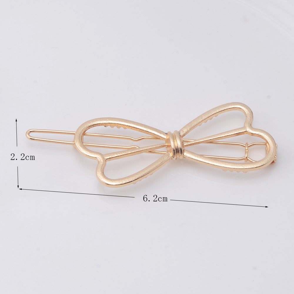 Cupid Heart-shaped Five-pointed Alloy Hair Accessories