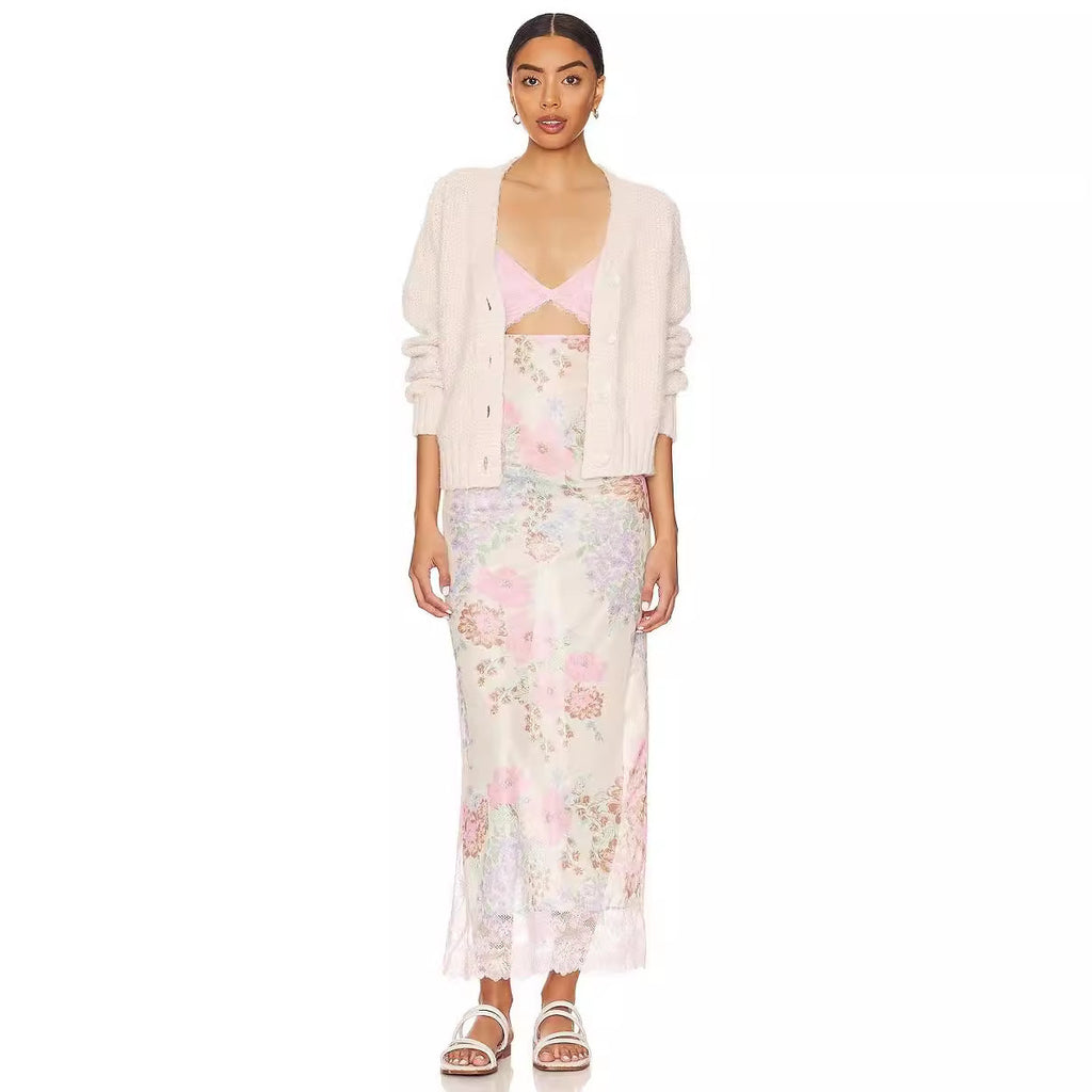 Shoulder Strap Stitching Slit Color Length Dress