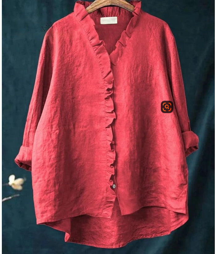 Loose Print Crew Neck Casual Plus Size Women's T-shirt