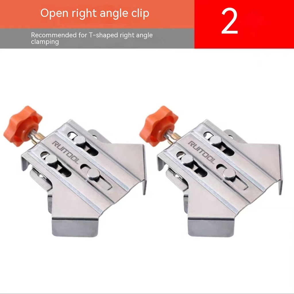 Stainless Steel Woodworking Right Angle Clip Photo Frame And Picture Frame Quick Fixing Clip