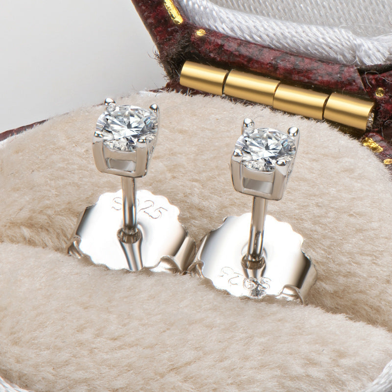 Women's Earrings Sterling Silver Plated 18K Gold