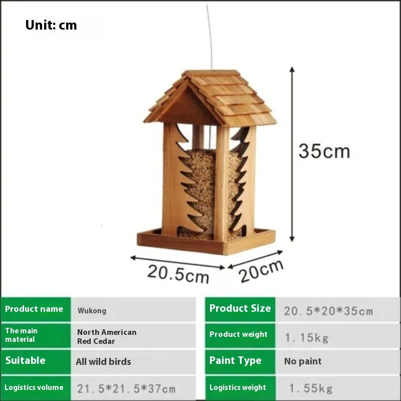 Bushi Feeder Manor Courtyard Outdoor Wooden
