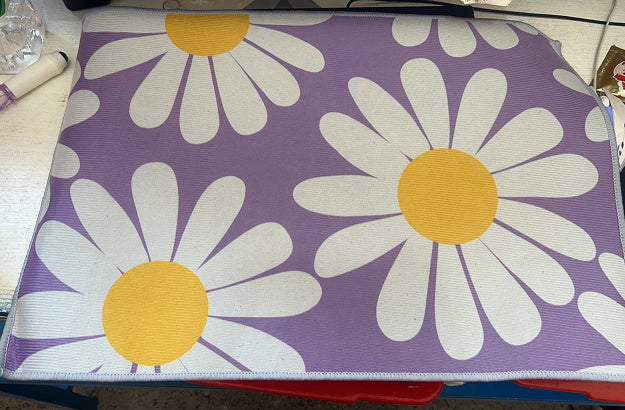 Cashmere-like Floor Mat Cross-border Flower Home Bathroom Non-slip Floor Mat