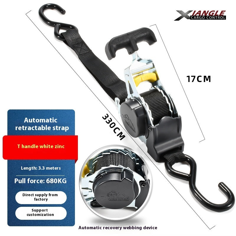 Automatic Shrinkage Binding Belt Of Tensioner Luggage Rope