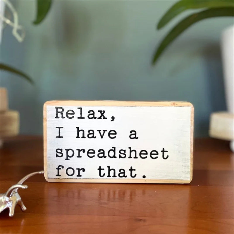 English Letters Desktop Ornaments