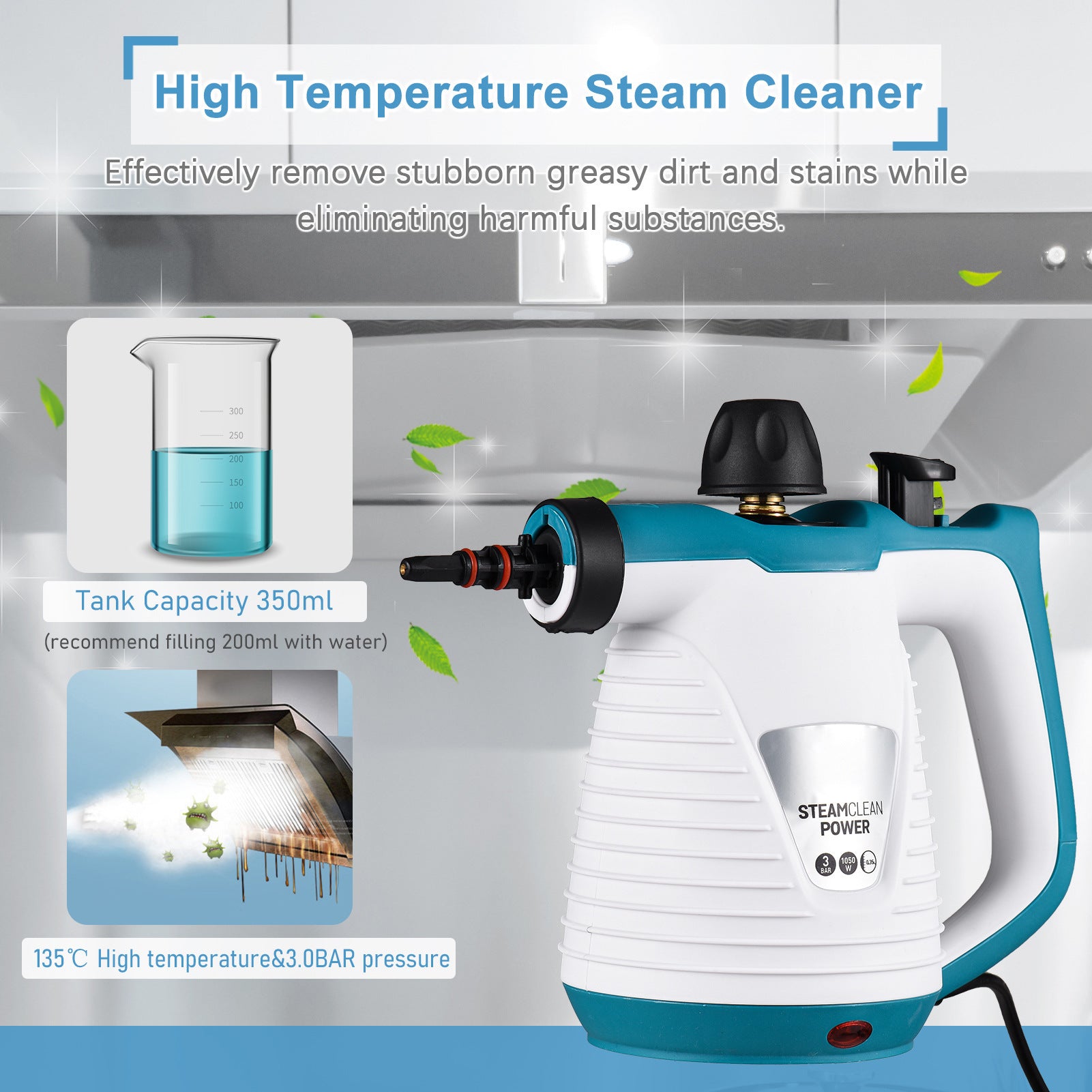 Q388 Steam Cleaner Multi-functional Kitchen Decontamination