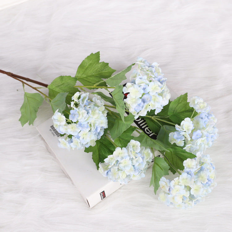 Simulation 3d Hydrangea Fake Flower Decoration Bouquet Artificial Floriculture
