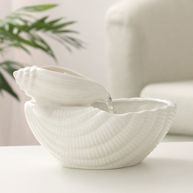 Cat Water Dispenser Ceramic Automatic Circulating Feeding Without Current Movement