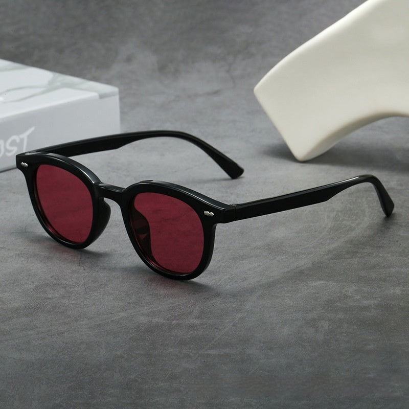 Retro Oval Frame Rice Nail Decoration For Men And Women