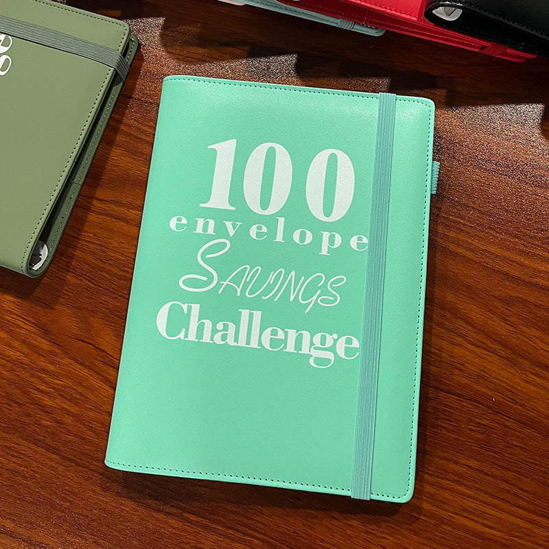 100 Days Challenge Hand Account Deposit And Savings Notebook