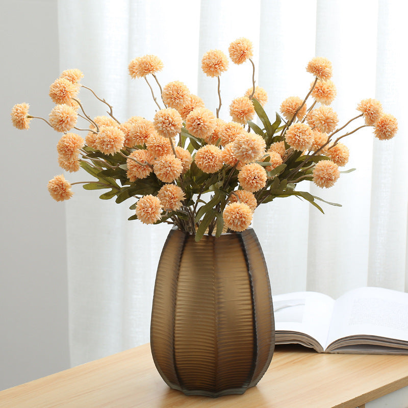 Simulated Flower Living Room Potted Flower Arrangement Ball Decoration