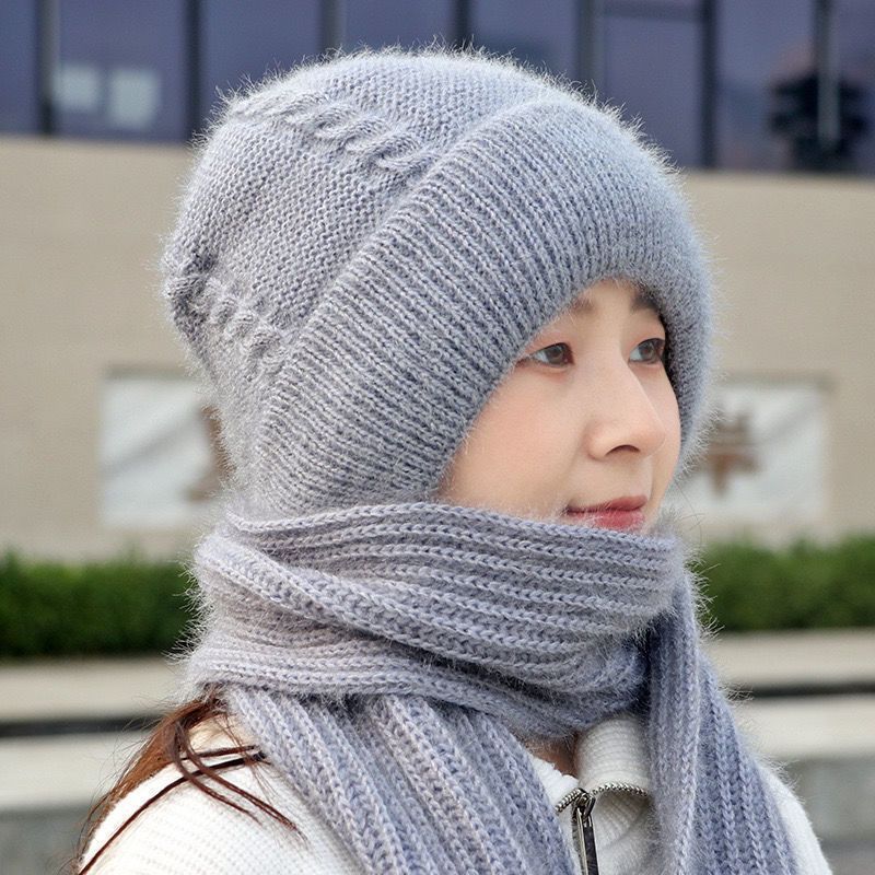 Autumn And Winter New Squirrel Woolen Yarn Braided Hat