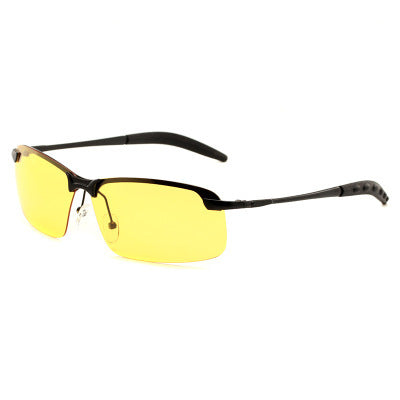 Polarized Sun Night Vision Metal Sunglasses