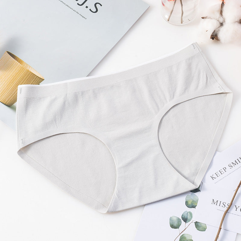 Mid Waist Girl Cotton Seamless Ladies Breathable Plus Size Triangle Shorts