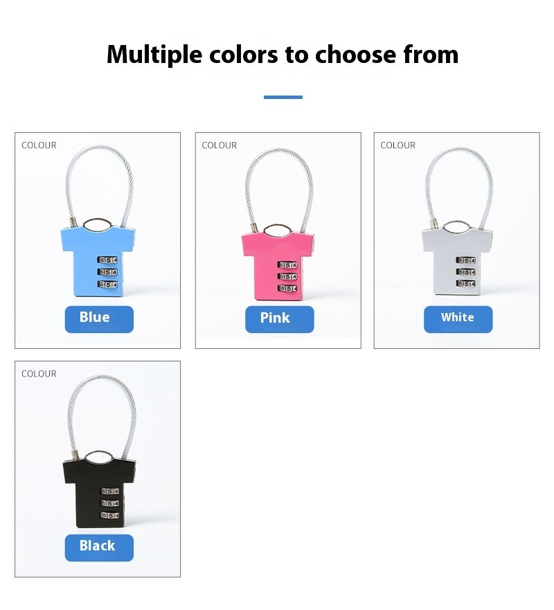 Small Padlock With Password Required Locker Luggage