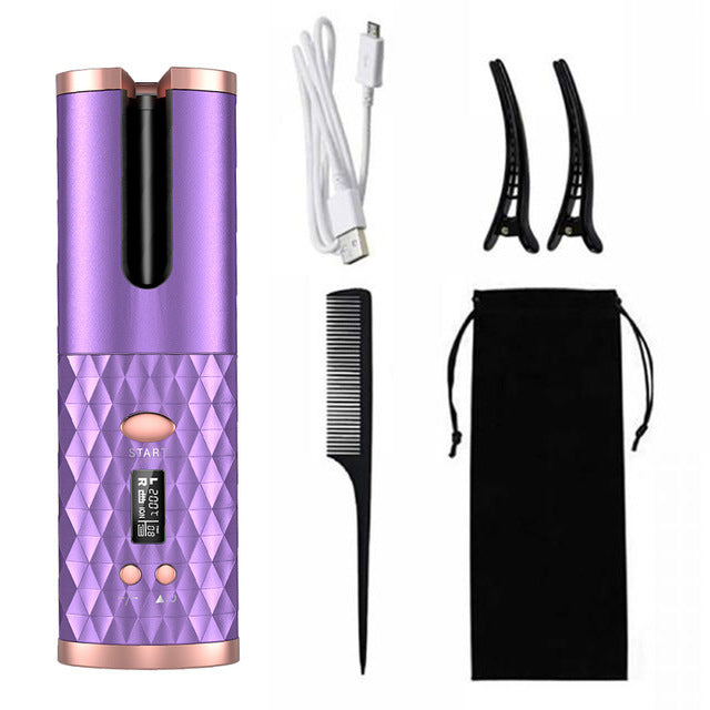 Electric Automatic Curler Wireless Portable Marcel Waver