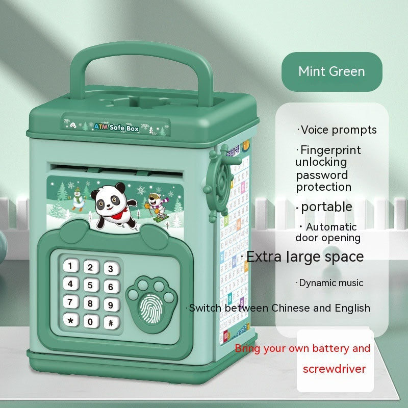 Children's Savings Bank Electric Sound And Light Fun Intelligent Automatic Money Changer