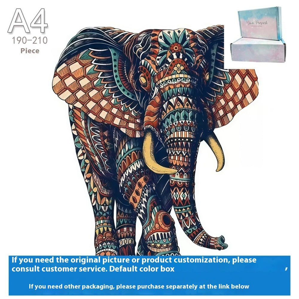 Wooden Puzzle Toys For Alien Animals