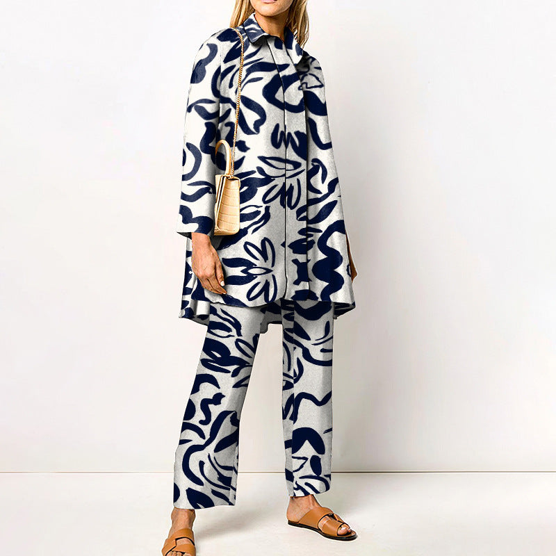 Spring And Autumn Long Sleeve Women's Shirt Outfit