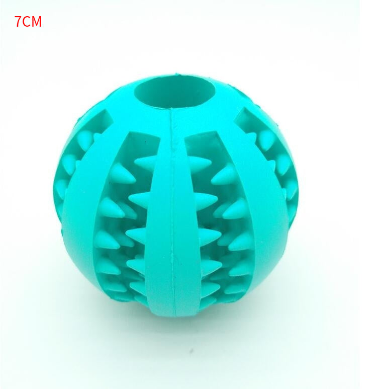 Pet Slow Feeder Dog Toy Cute Funny Rubber Dog Ball Toy