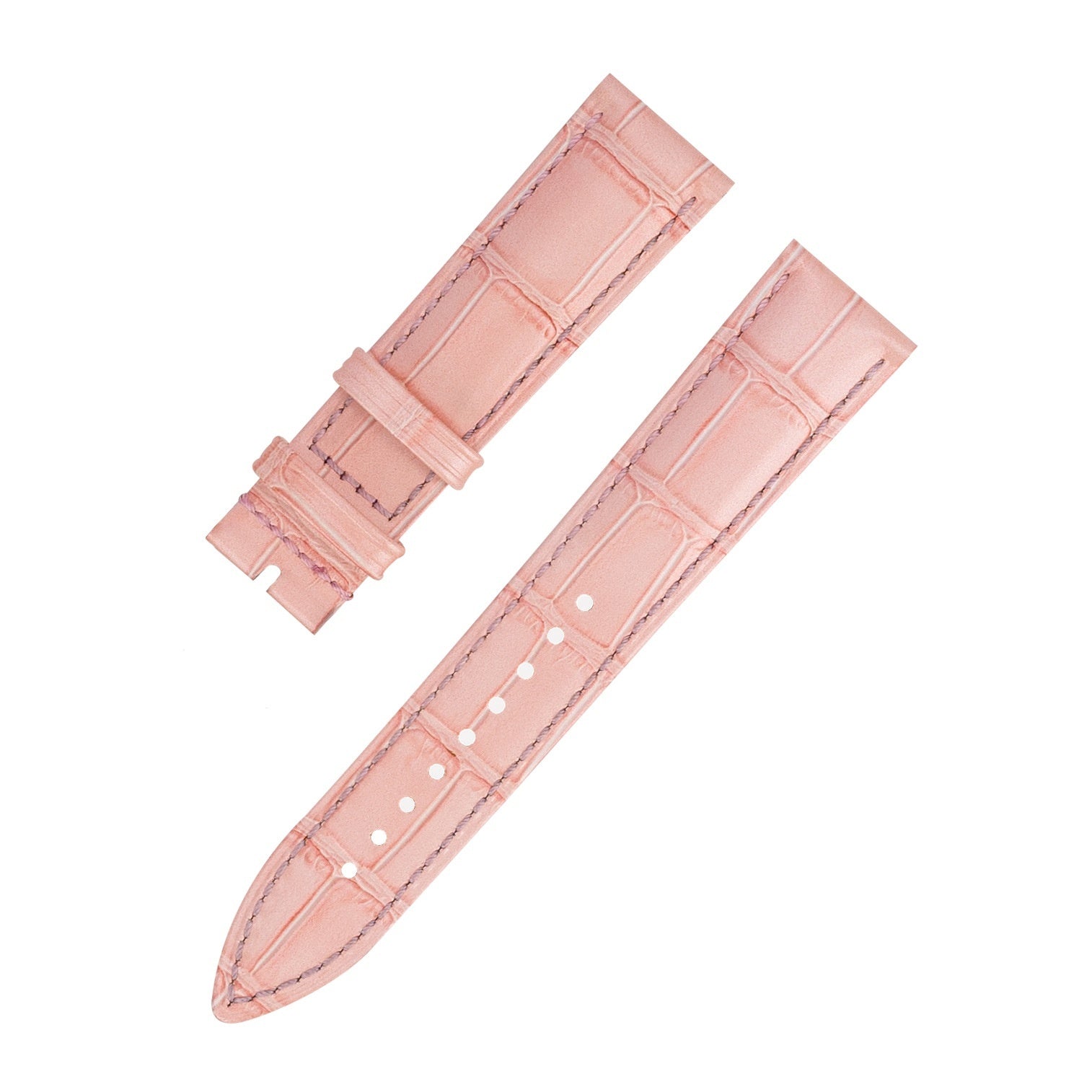 Bamboo Pattern Cow Leather Watch Strap Unisex