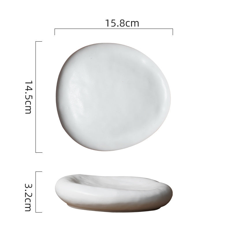 Irregular Ceramic Plate Japanese Creative