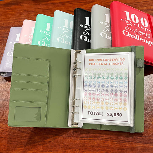 100 Days Challenge Hand Account Deposit And Savings Notebook