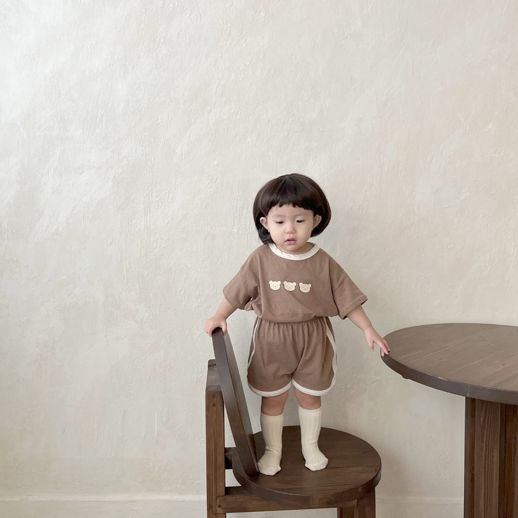 Summer Baby Short-sleeved Shorts Suit Homewear Pajamas