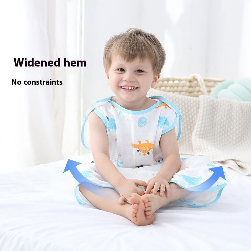 Long Sleeve Four-layer Bamboo Cotton Gauze Sleeping Bag