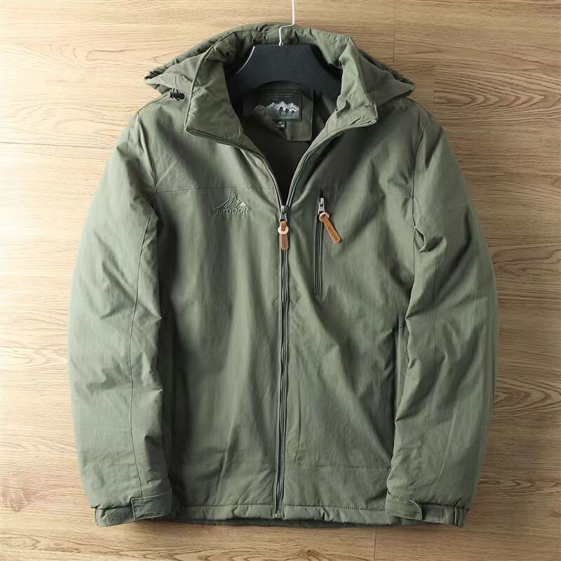 Men's Outdoor Fleece Jacket Detachable Anorak