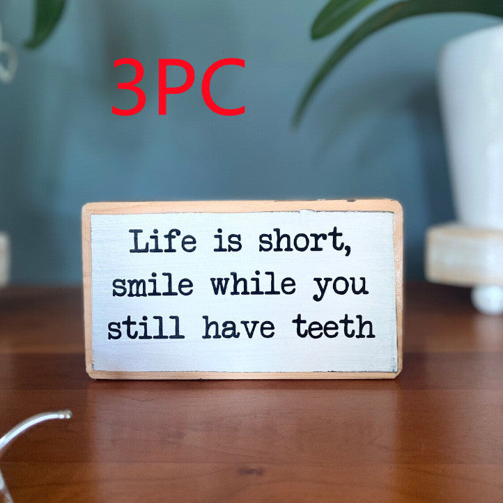 English Letters Desktop Ornaments