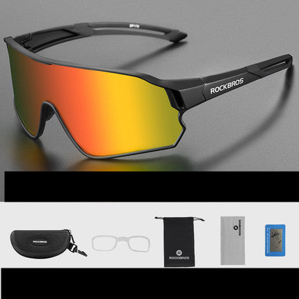 New Cycling Glasses Polarized Color Changing Windproof Myopia Running Sports