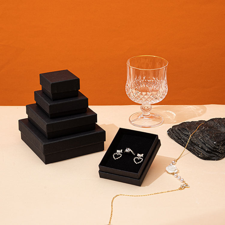 Jewelry Box Black Tiandigai Ornament