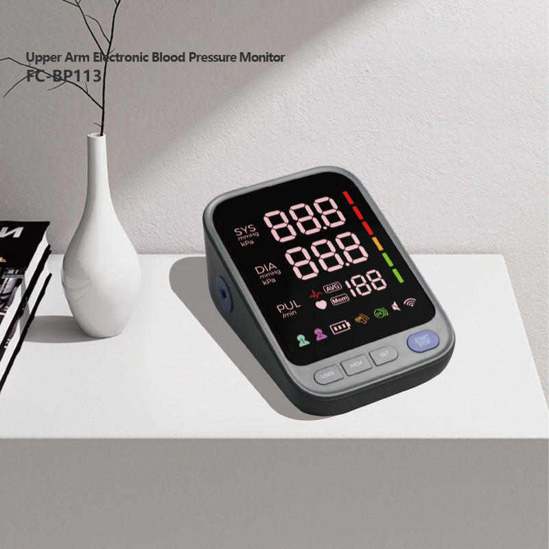 Intelligent Upper Arm Electronic Sphygmomanometer Blood Pressure Meter Automatic