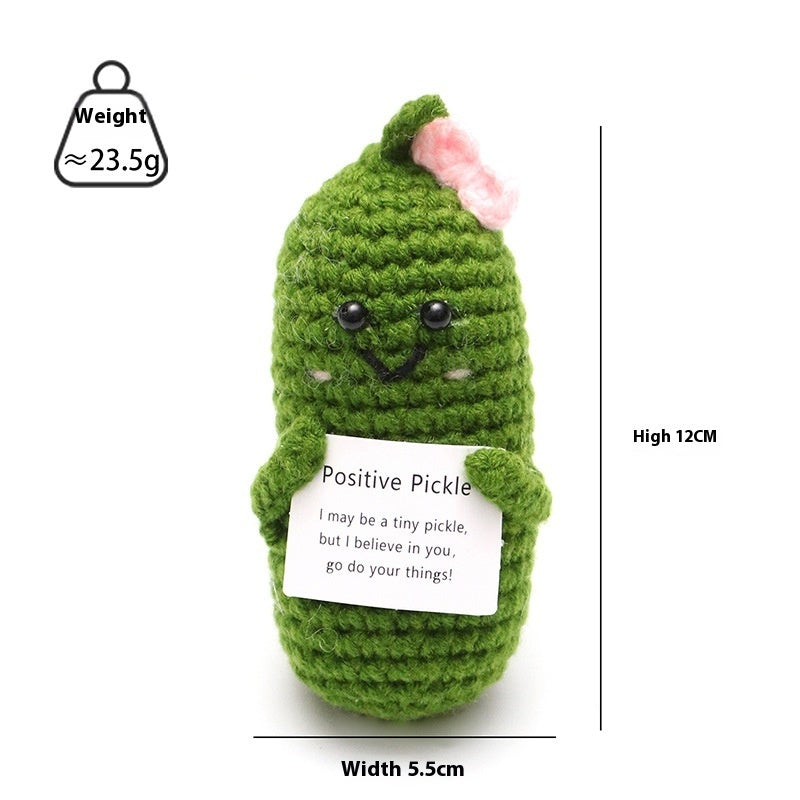 Wool Crocheted Positive Energy Potato Facial Expression Package Wool Fruit