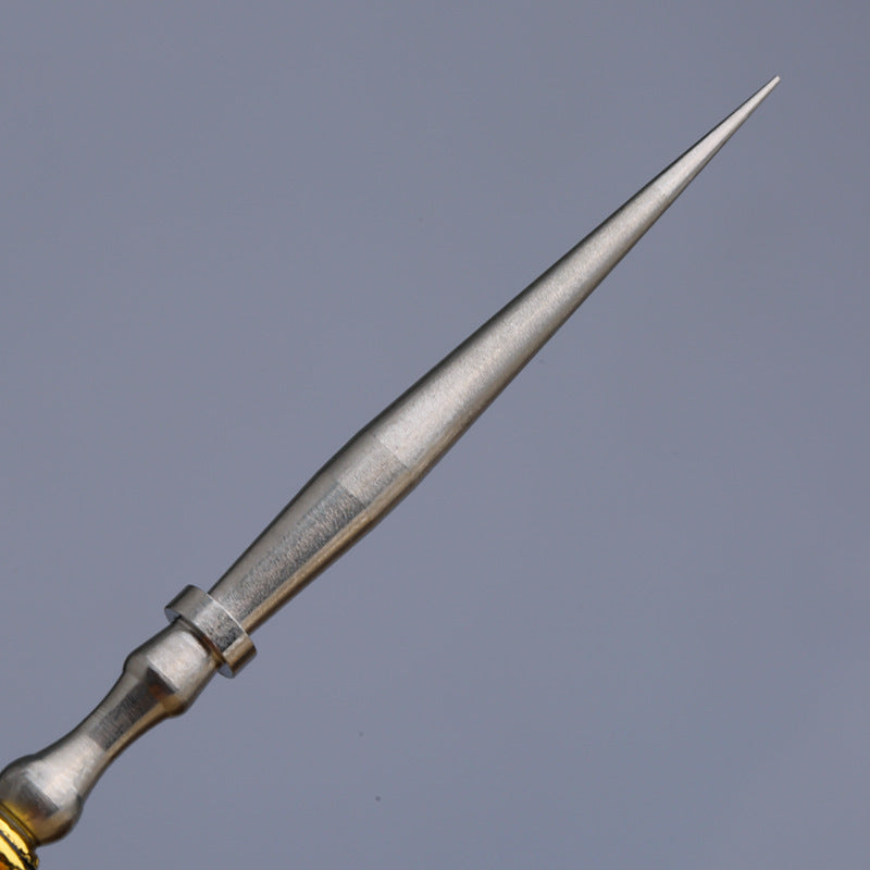 Retro Diamonds Thimble Awl Syringe