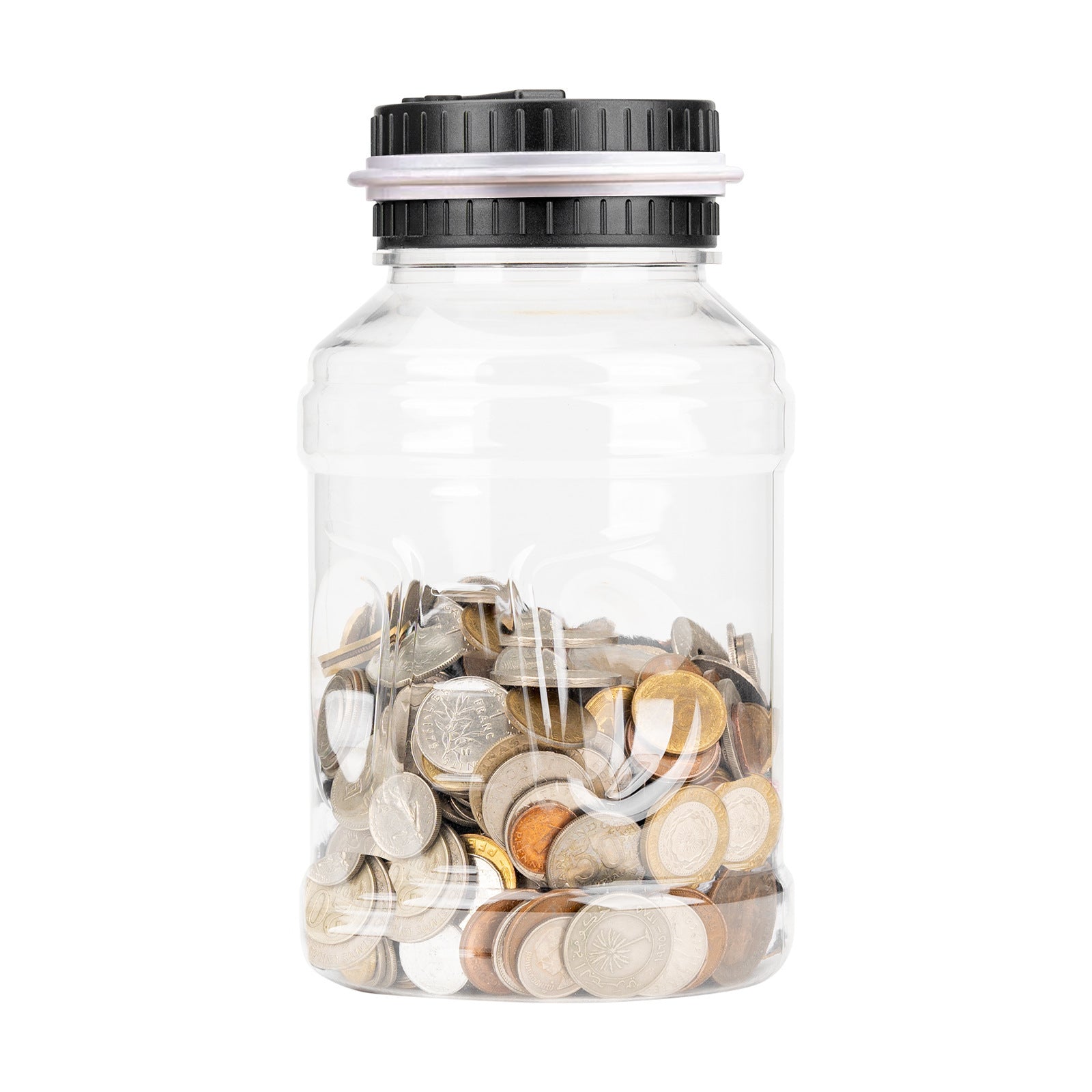 Pounds Full Of Coin Bank Count Savings