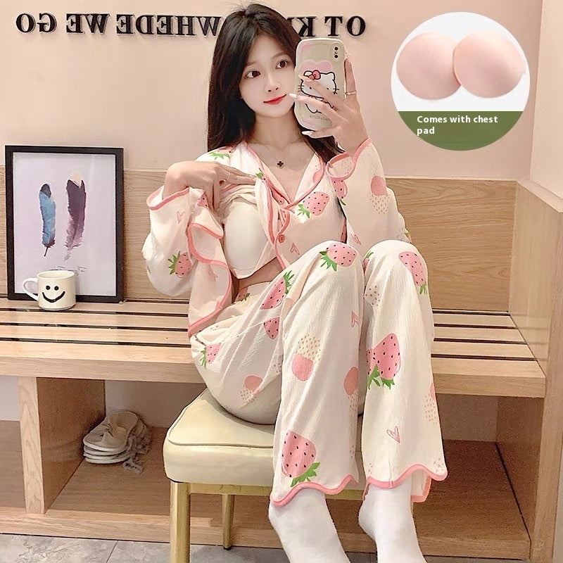 Cardigan Japanese Style Long Sleeve Fashion Suit