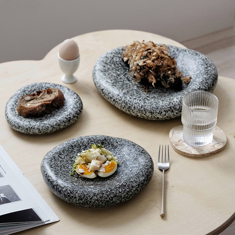 Irregular Ceramic Plate Japanese Creative