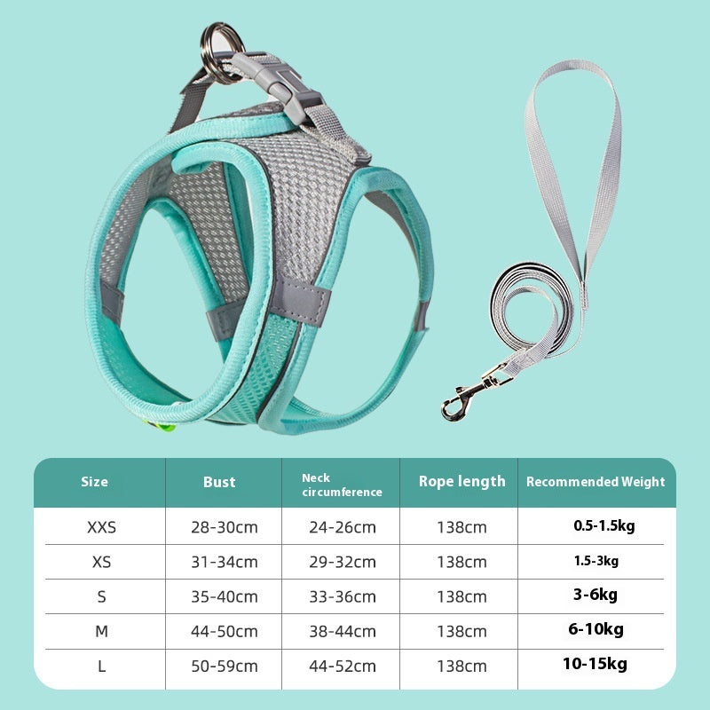 Pet Dog Vest Type Leash Reflective Harness